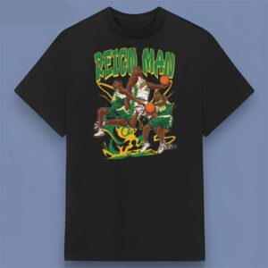 Shawn Kemp Reign Man Cartoon Style T Shirt