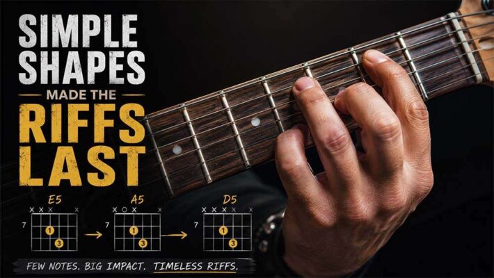 Simple Shapes Made the Riffs Last
