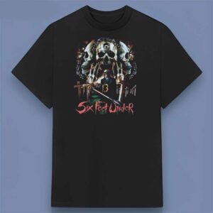 Six Feet Under Band Music Graphic T Shirt For Fans