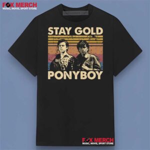 Stay Gold Ponyboy The Outsiders (1983) Graphic Shirt