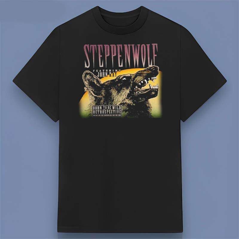 Steppenwolf Featuring John Kay Graphic T Shirt