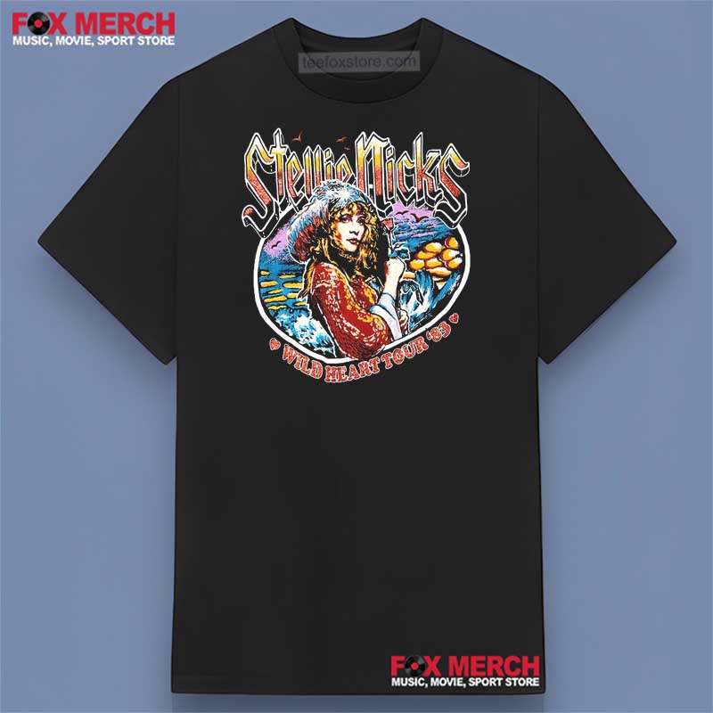 Stevie Nicks Wild Heart Tour 1983 Graphic Shirt