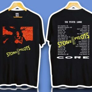 Stone Temple Pilots Band Concert Tour US 1992 Retro T Shirt