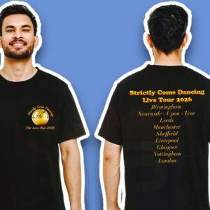 Strictly Come Dancing Live Tour 2026 2 Sided Graphic Shirt