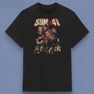 Sum 41 Rock Band Members Graphic T Shirt