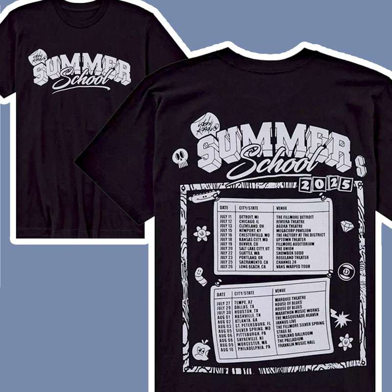Summer School Tour 2025 Graphic Unisex T Shirt