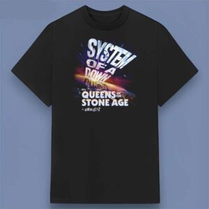 System Of A Down Queens of The Stone Age Tour Graphic T Shirt