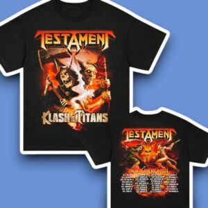 Testament Band Klash Of The Titans 2024 Graphic Shirt
