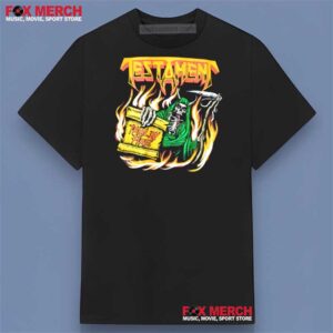 Testament Band Trial by Fire 1988 Graphic Shirt