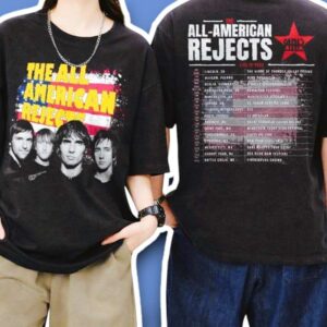 The All American Rejects Tour 2026 Concert Graphic T Shirt