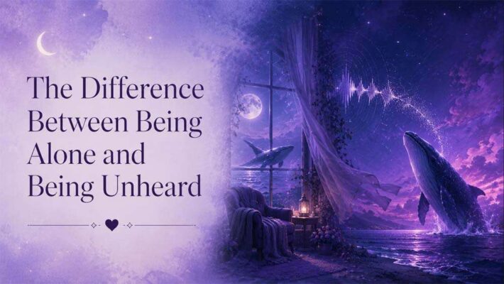 The Difference Between Being Alone and Being Unheard