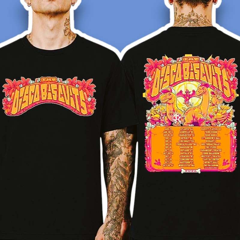 The Disco Biscuits Fall Tour 2026 Concert Unisex T Shirt