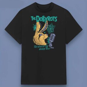 The Dollyrots Band Year of the Bunny Tour 2023 Graphic T Shirt
