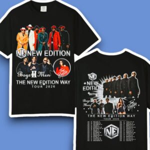 The New Edition Way Concert 2026 Tour Dates Graphic Shirt