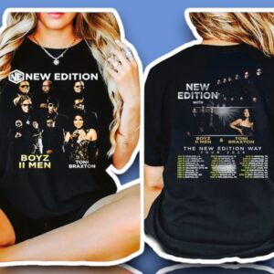 The New Edition Way Tour 2026 with Toni Braxton Boys II Men Graphic Shirt