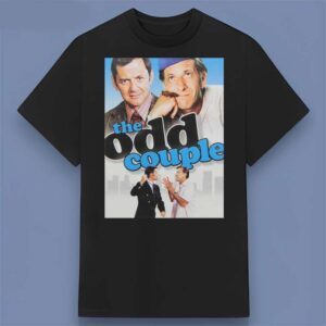 The Odd Couple Sitcom 1970 Poster Graphic T Shirt