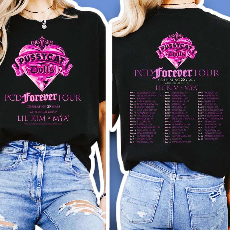 The Pussycat Dolls Forever Tour 2026 Graphic Unisex T Shirt