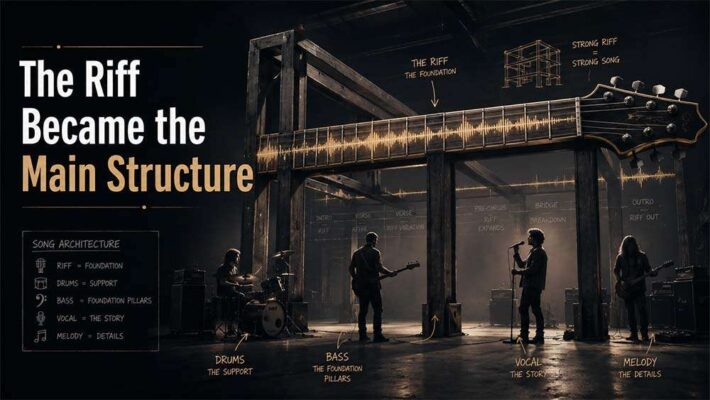The Riff Became the Main Structure