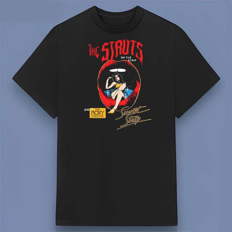 The Struts On The Sunset Strip Retro Graphic T Shirt
