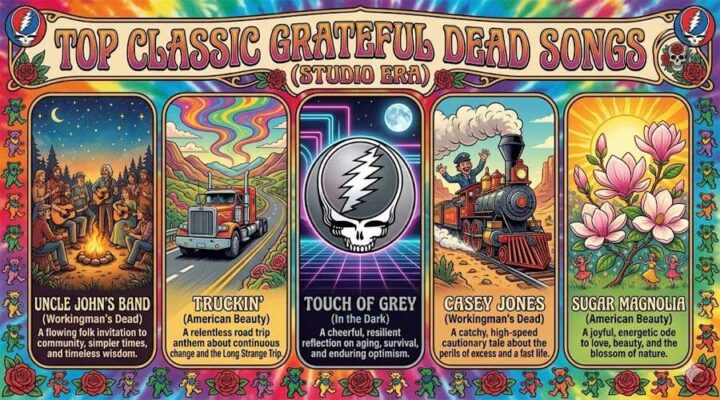 Top Classic Grateful Dead Songs (Studio Era)