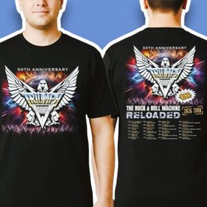 Triumph Band 50th Anniversary The Rock And Roll Machine Reloaded Tour 2026 Graphic Shirt