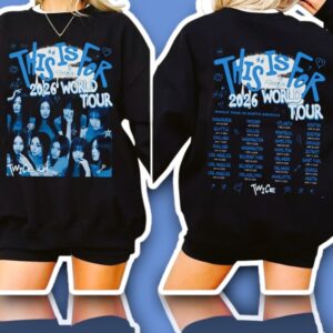 Twice This is for 2026 World Tour Dates Graphic Shirt
