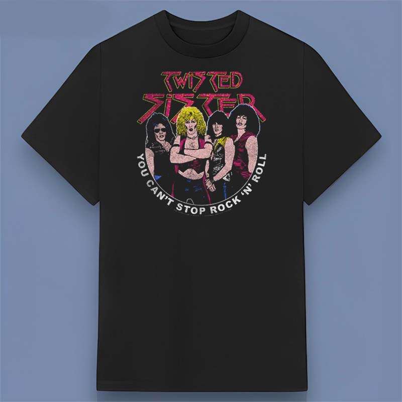 Twisted Sister You Can't Stop Rock 'n' Roll 1983 Album T Shirt