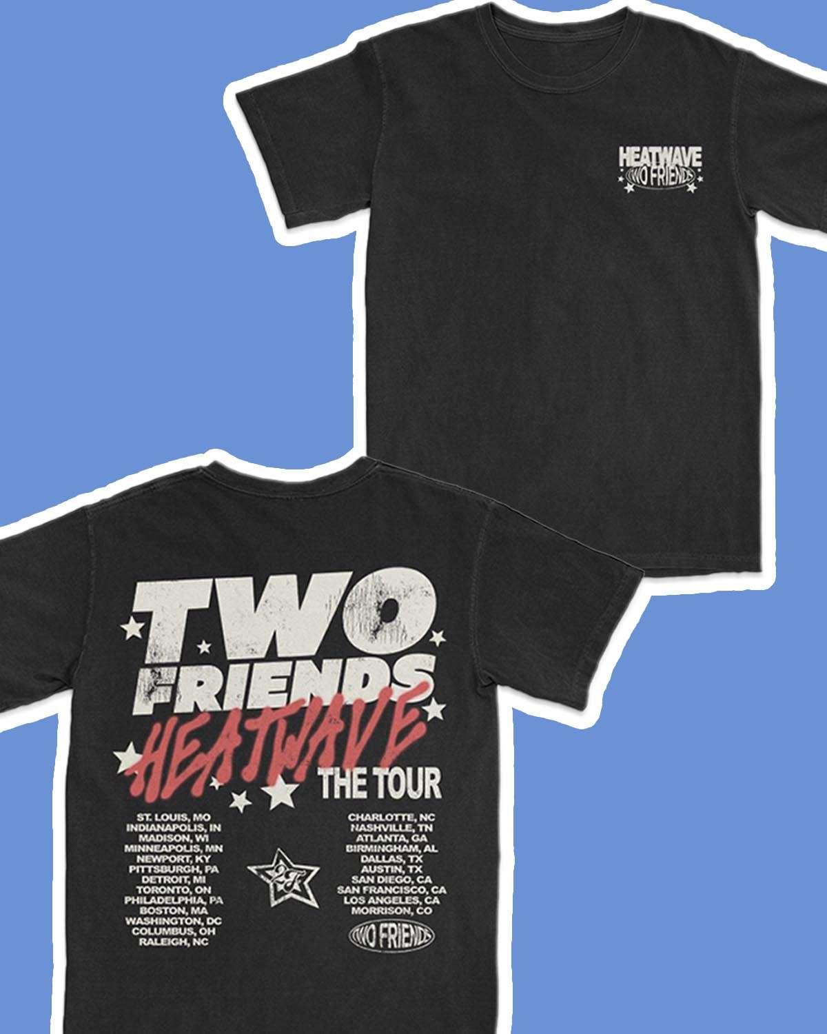 Two Friends Heatwave The Tour Graphic Unisex T Shirt