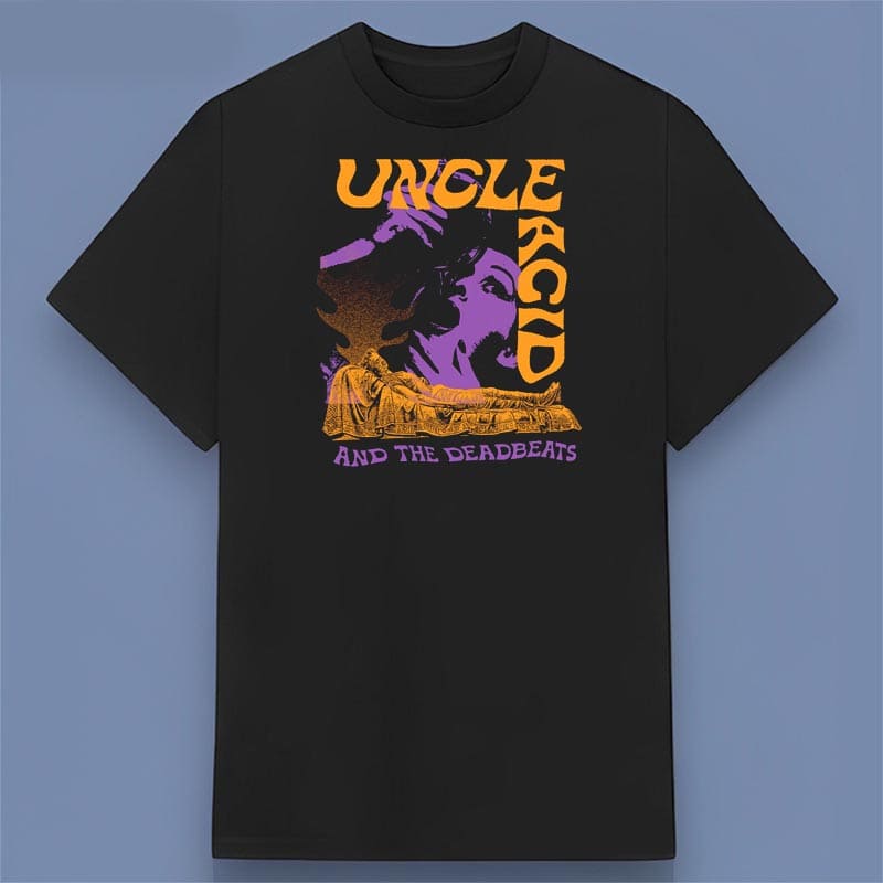 Uncle Acid and the Deadbeats Wasteland Band Graphic T Shirt
