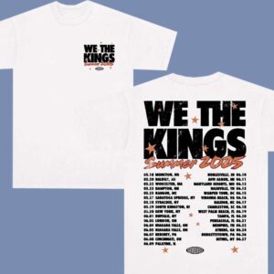 We The Kings Summer 2025 Tour Dates Graphic T Shirt