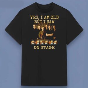 Yes, I Am Old But I Saw Kansas On Stage Retro Graphic T Shirt