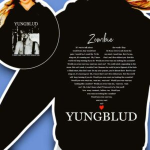 Yungblud Zombie Lyrics Graphic T Shirt
