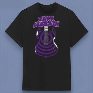Zakk Sabbath Guitar Logo Graphic Unisex T Shirt