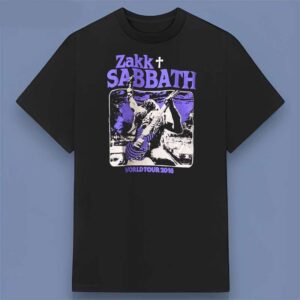 Zakk Sabbath World Tour 2018 Black Unisex T Shirt